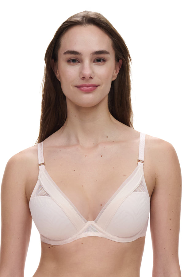 Chantelle Graphic Allure Lace Plunge Contour Bra